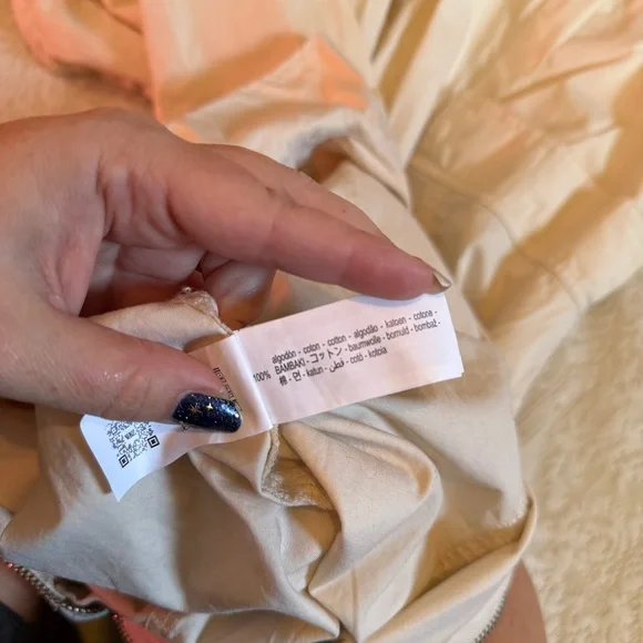 Zara cotton wide leg cargo jumpsuit - Picture 10 of 10